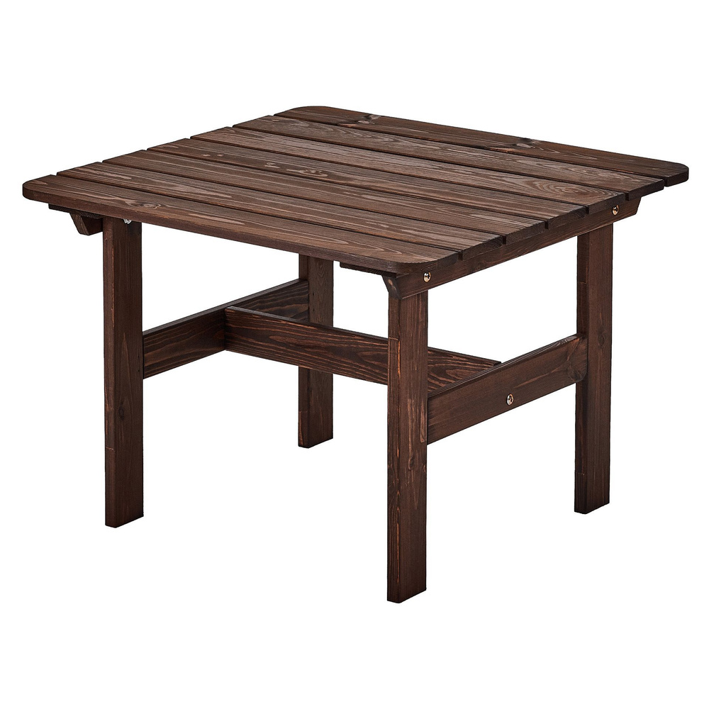 Стол деревянный для дачи, 68*68 см, МАГНУС ТИПО #1