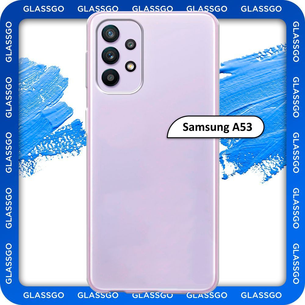 Чехол силиконовый прозрачный, накладка на Samsung A53 на Самсунг А53  #1