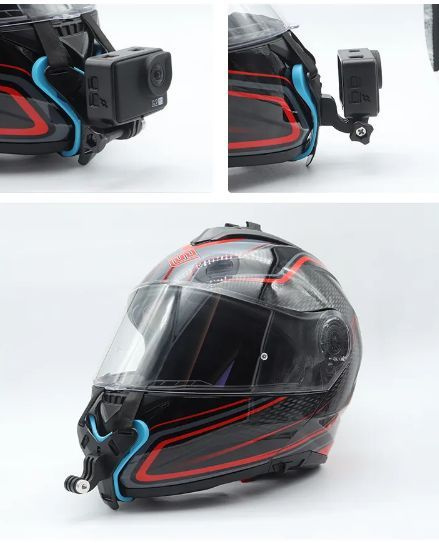 Крепление на подбородок мото шлема Junxing для GoPro , Спорт/эндуро и т.д. универсальное  #1