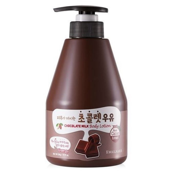 Лосьон для тела с ароматом шоколадного молока Kwailnara Chocolate Milk 560 мл, Welcos, 8803348049548 #1
