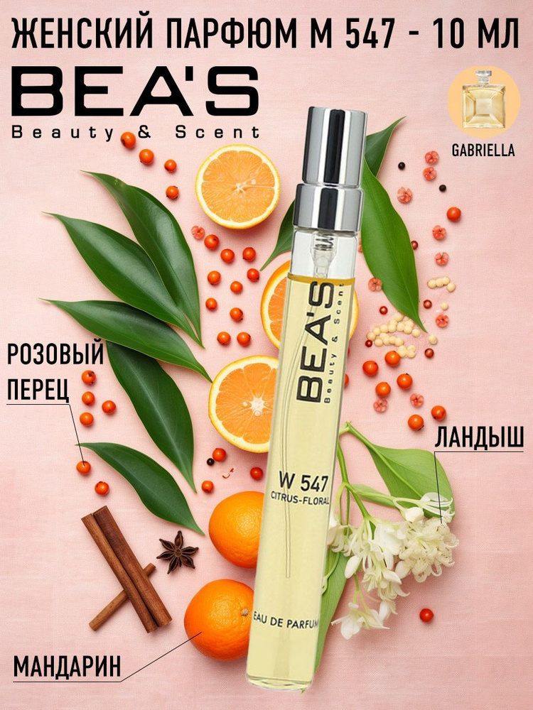 BEA'S Beauty & Scent / Компактный парфюм (атомайзер, перезаправляемый ...
