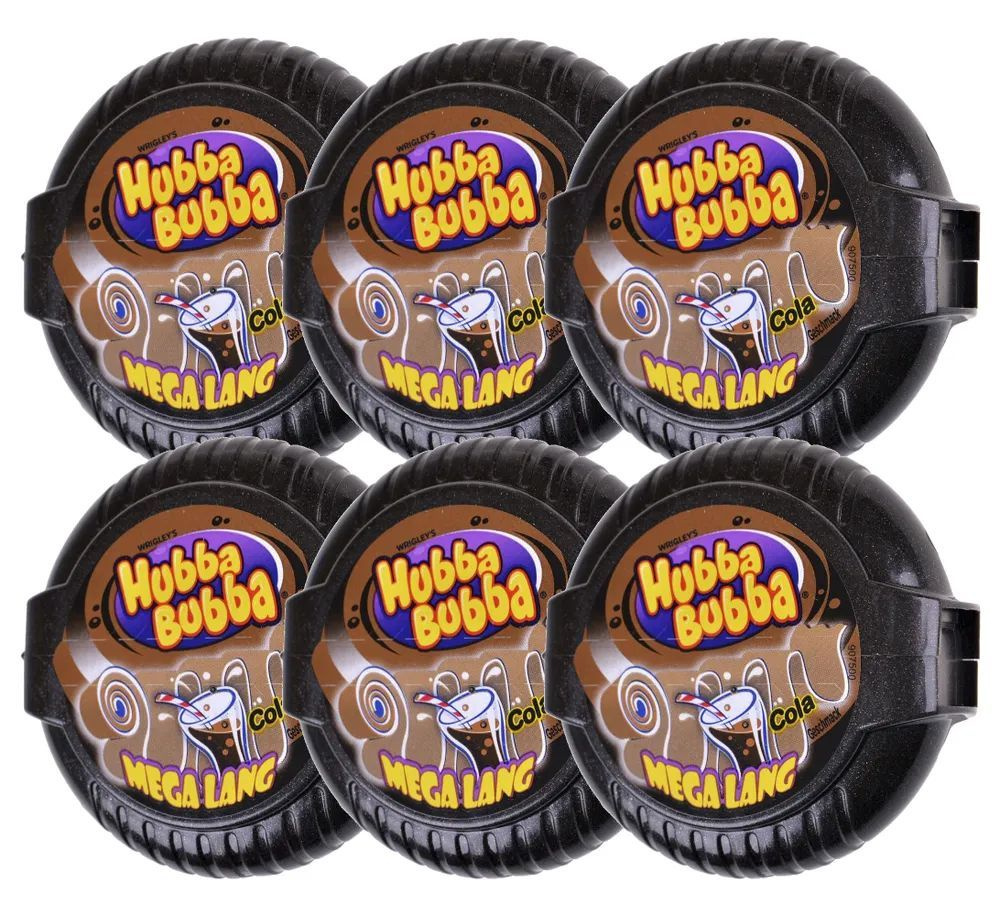 Wrigley's Hubba Bubba жвачка лента Кола 56г 6шт #1