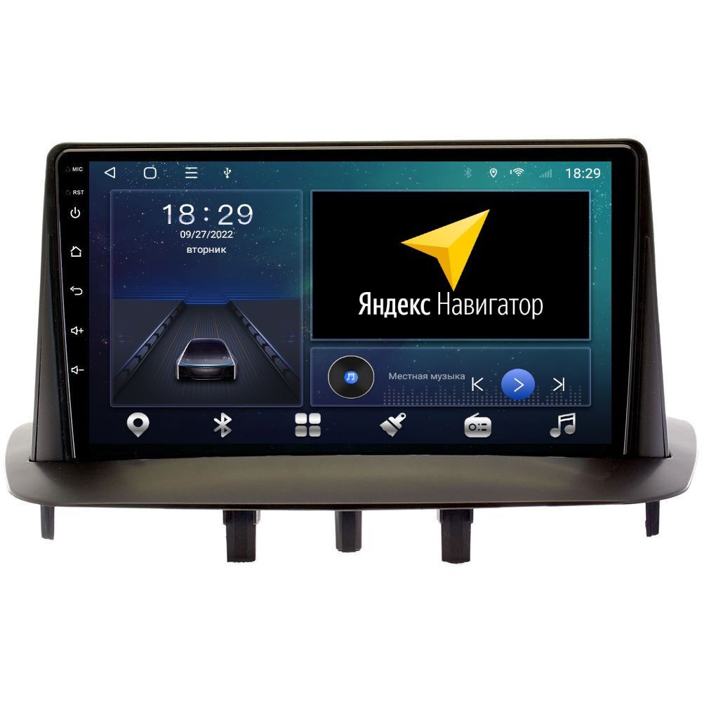 Магнитола Epic T18 Renault Megane 3, Fluence I 2009-2016 - Android 12 - Процессор 8 ядерный - CarPlay #1