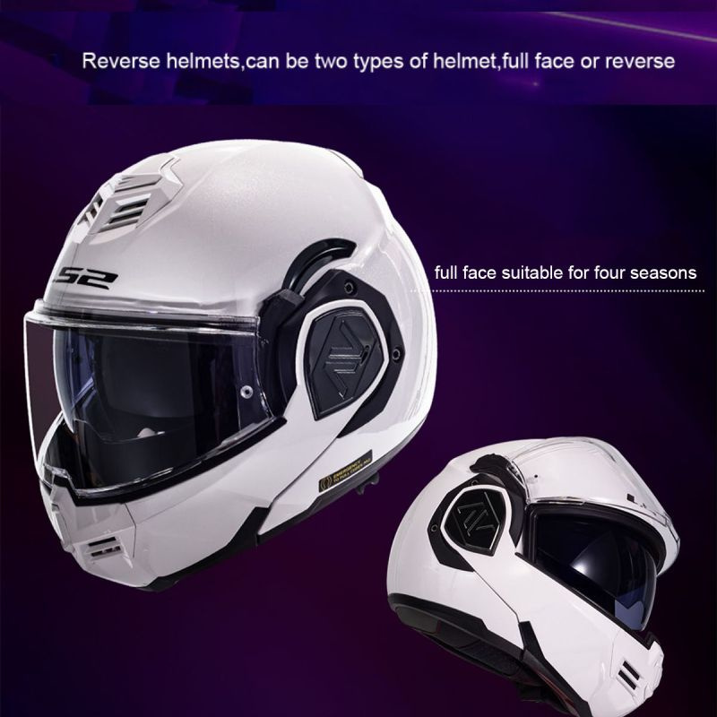 LS2 HELMETS Мотошлем, цвет: белый, размер: XXL #1