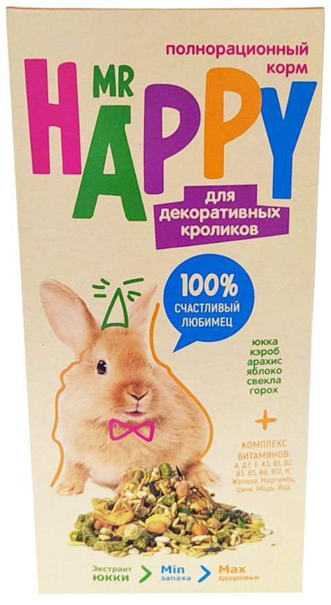 Mr.Happy корм для кроликов, 400 г #1