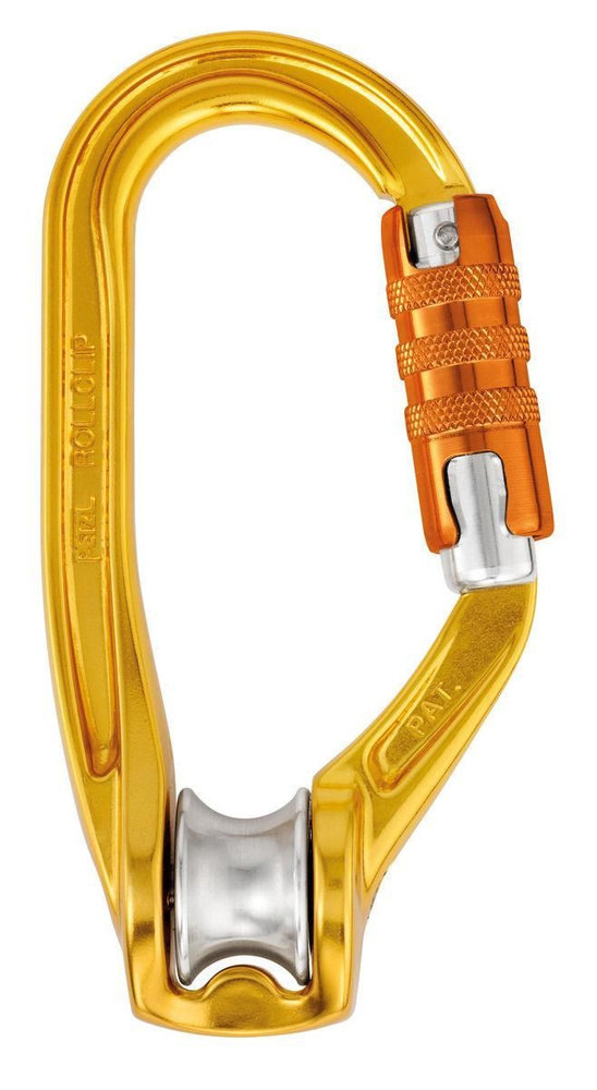 Карабин Petzl ROLLCLIP A с роликом и байонетной муфтой TRIACT-LOCK #1