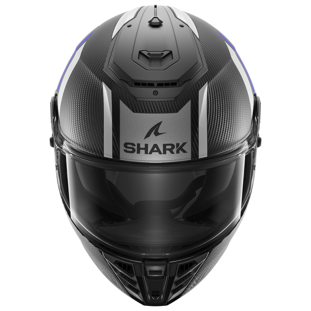 Мотошлем интеграл SHARK SPARTAN RS CARBON SHAWN MAT Black/Blue/Silver, L #1