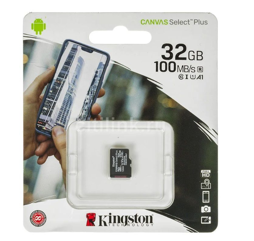 Карта памяти Canvas Select Plus microSDHC UHS-I, SDCS2/32GBSP #1