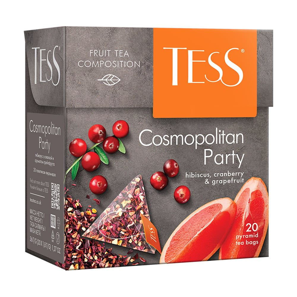 Чайный напиток "Cosmopolitan Party", TESS, 20 пирамидок, 40 г #1