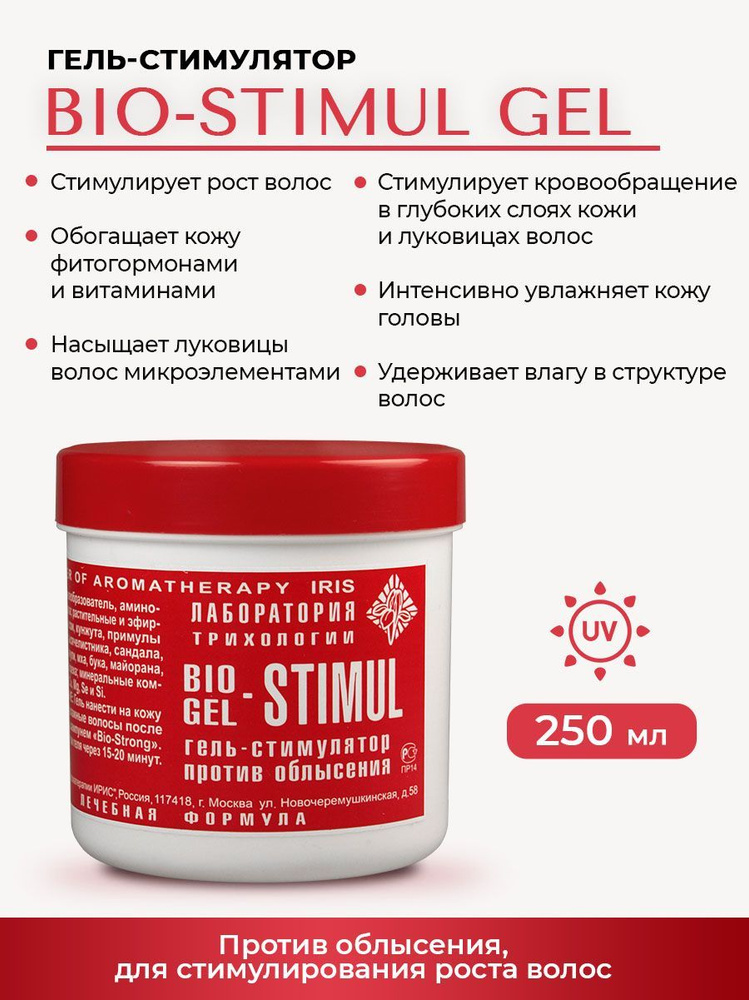 ЦА Ирис Гель стимулятор Bio-stimul gel против облысения #1