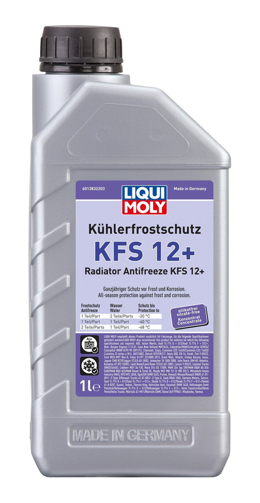 Антифриз-концентрат Liqui Moly "Kuhlerfrostschutz KFS 12+", G12+, 1л #1