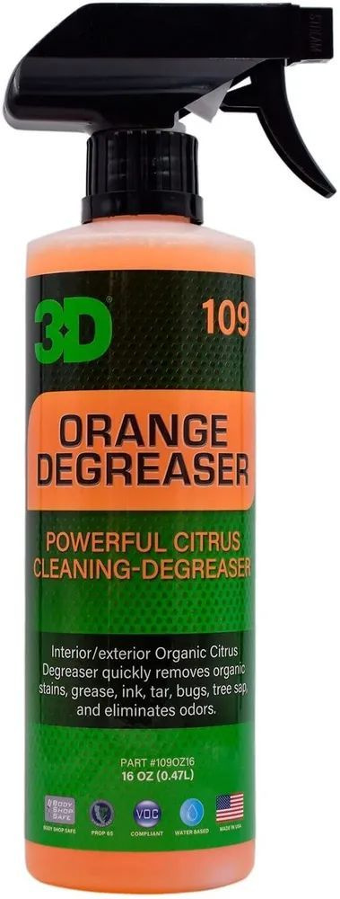 3D Orange Degreaser Очиститель салона и кузова на основе цитрусовых, 473мл  #1