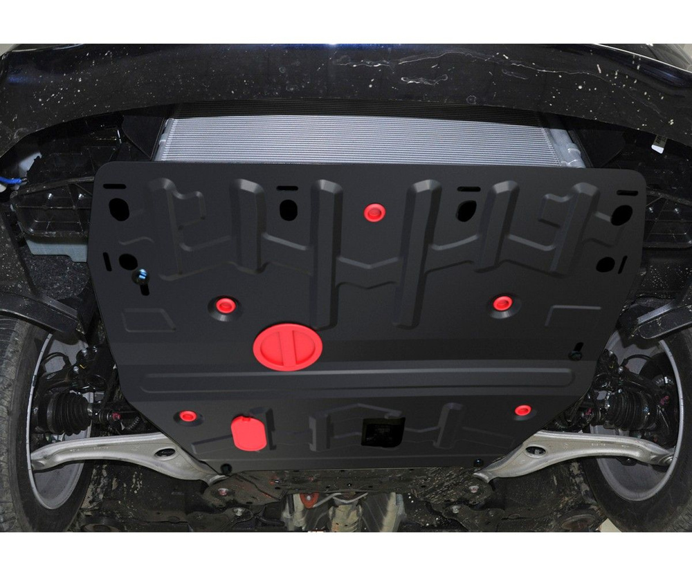 Защита картера двигателя и КПП Hyundai i40 крепеж в #1