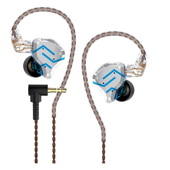 Наушники Внутриканальные Knowledge Zenith KZ ZS10 without mic - купить ...