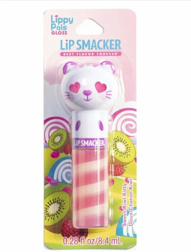 Lip Smacker Блеск для губ Lippy Pals Gloss Sweet Kiwi Kitten с ароматом киви 8.4 г  #1