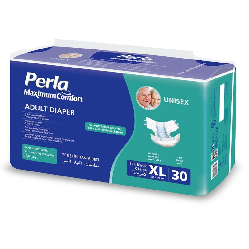 Подгузники для взрослых Perla Eco X-Large 30 шт 120-170 см #1
