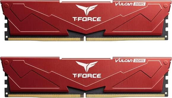 Teamgroup Оперативная память Модуль памяти TEAMGROUP T-Force Vulcan 32GB (2x16GB) DDR5 DIMM FLRD532G6000HC38ADC01 #1