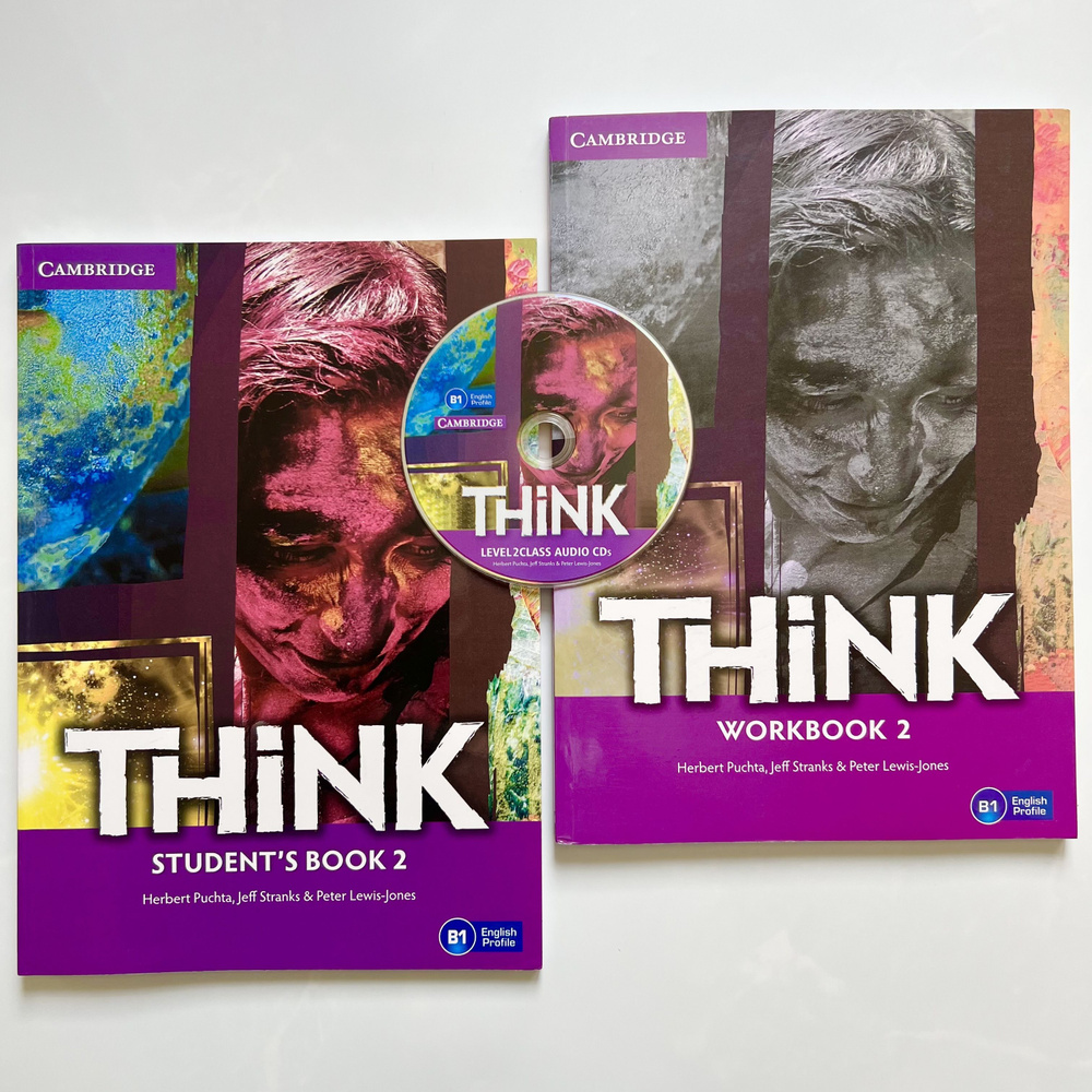 Think 2 комплект. Student's Book and Workbook (учебник + рабочая тетрадь)+CD диск | Herbert Puchta  #1