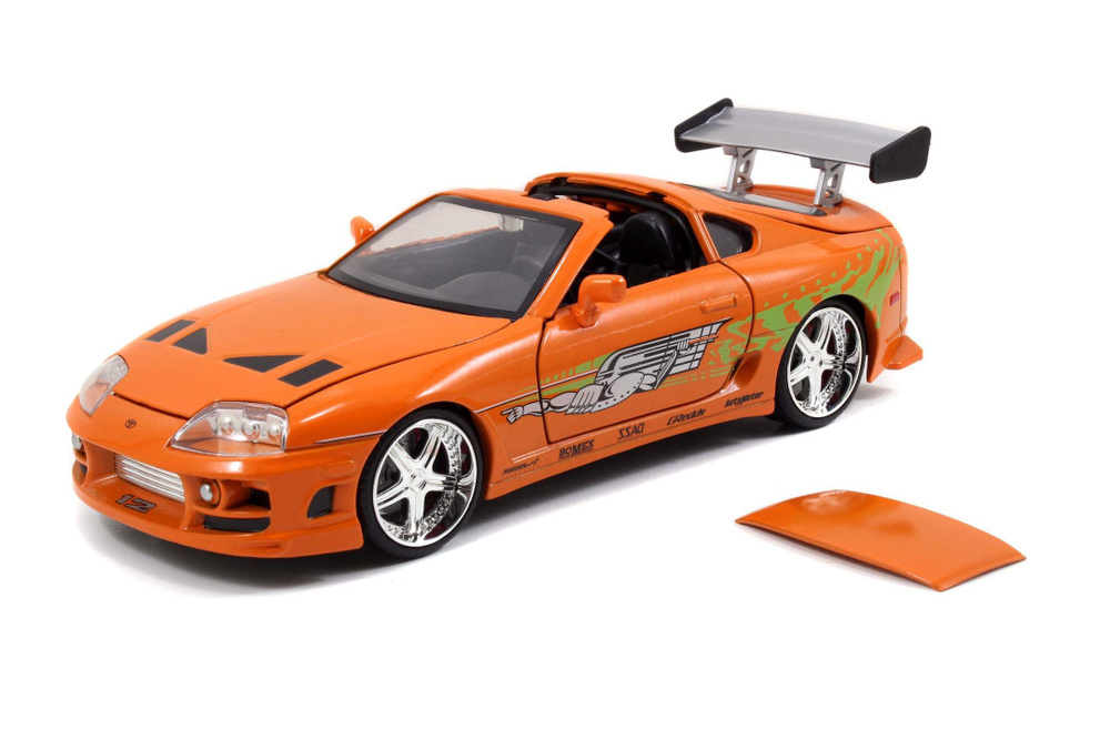 Jada Toys Набор Машинка 1:24 1995 Toyota Supra, Детские игрушки, подарки для коллекционеров  #1