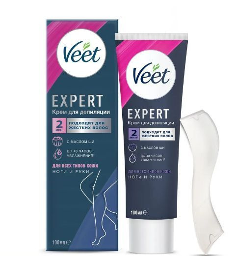 Veet Крем для депиляции Expert для всех типов кожи, 100 мл. #1