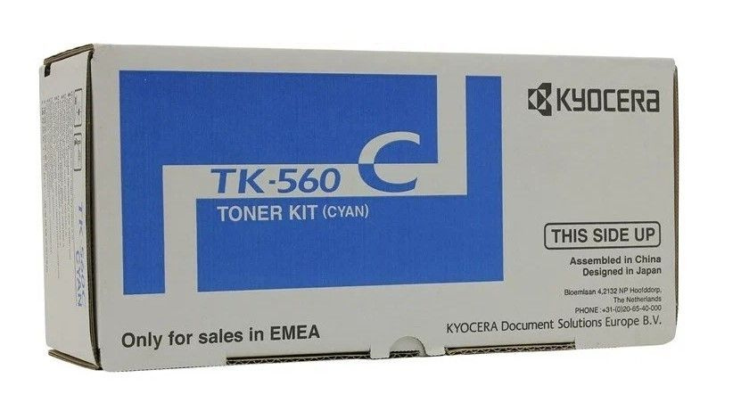 Картридж Kyocera TK-560C - 1T02HNCEU0 тонер картридж Kyocera (1T02HNCEU0) 10000 стр, голубой  #1