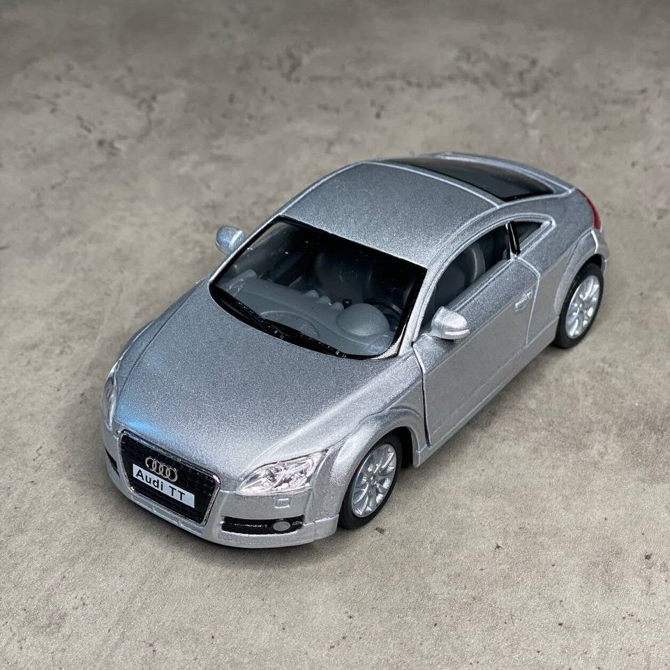 Машинка металлическая Kinsmart 1:32 Audi TT Coupe 2008 Ауди ТТ 5335DKT инерционная, двери открываются #1