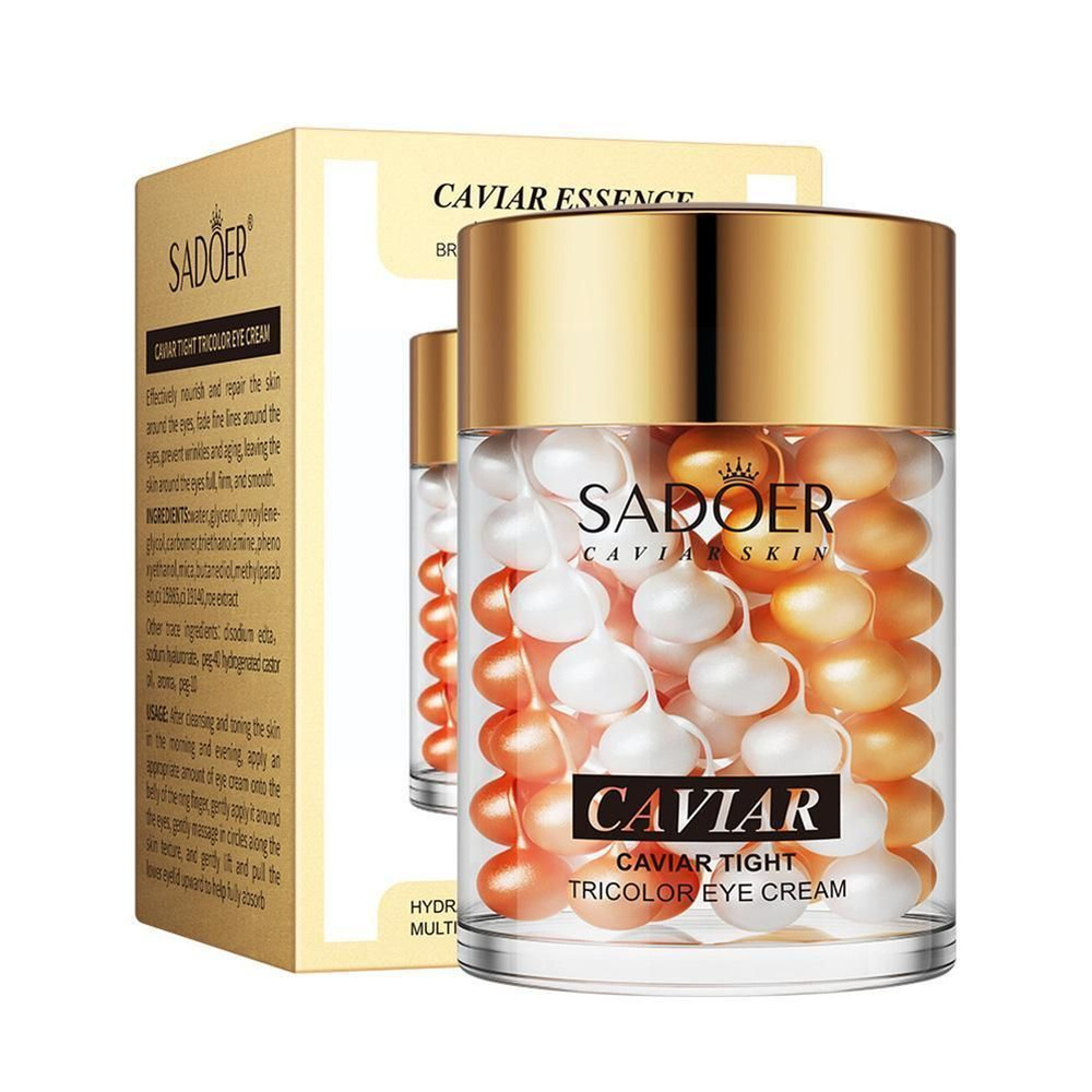 Омолаживающий крем для кожи вокруг глаз с экстрактом икры Sadoer Caviar Tight Tricolor Eye Cream 60 г #1