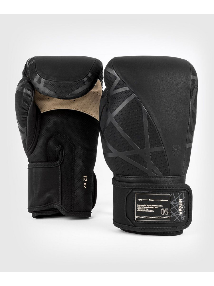 Перчатки боксерские Venum Tecmo 2.0 Black (14 унций) #1