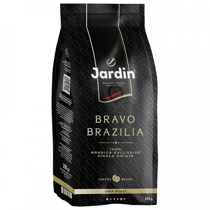 Кофе JARDIN Bravo Brazilia зерно 250гр #1