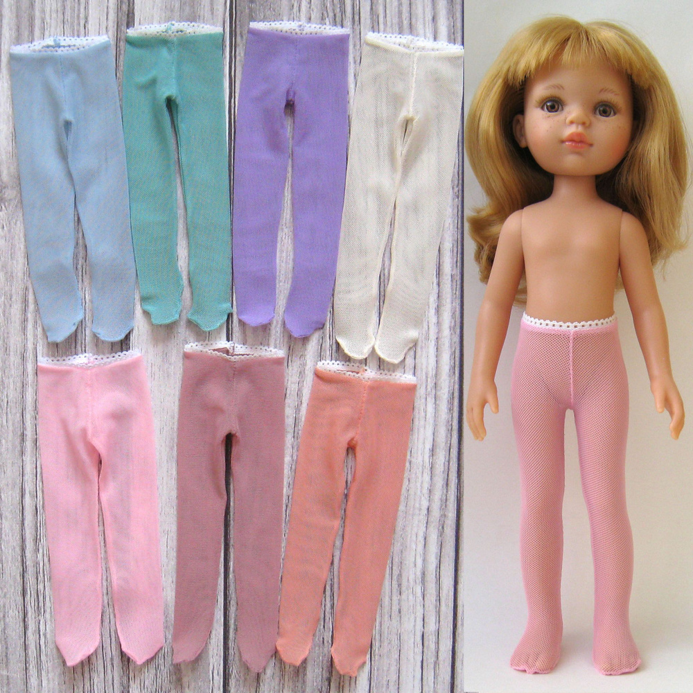 Колготки для кукол Паола Рейна пастельные цвета 7 пар #1