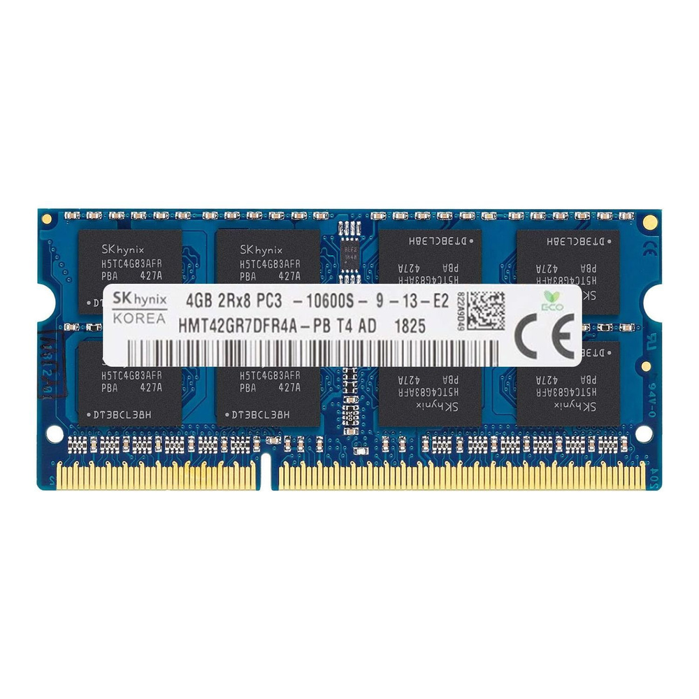Hynix Оперативная память DDR3 1333 МГц 1.5V SO-DIMM 1x4 ГБ (HMT351S6BFR8C-H9) #1