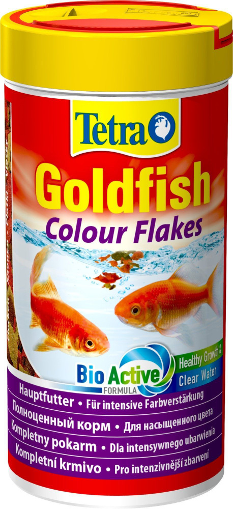 Корм для рыб Tetra Goldfish Colour Flakes 250мл хлопья #1