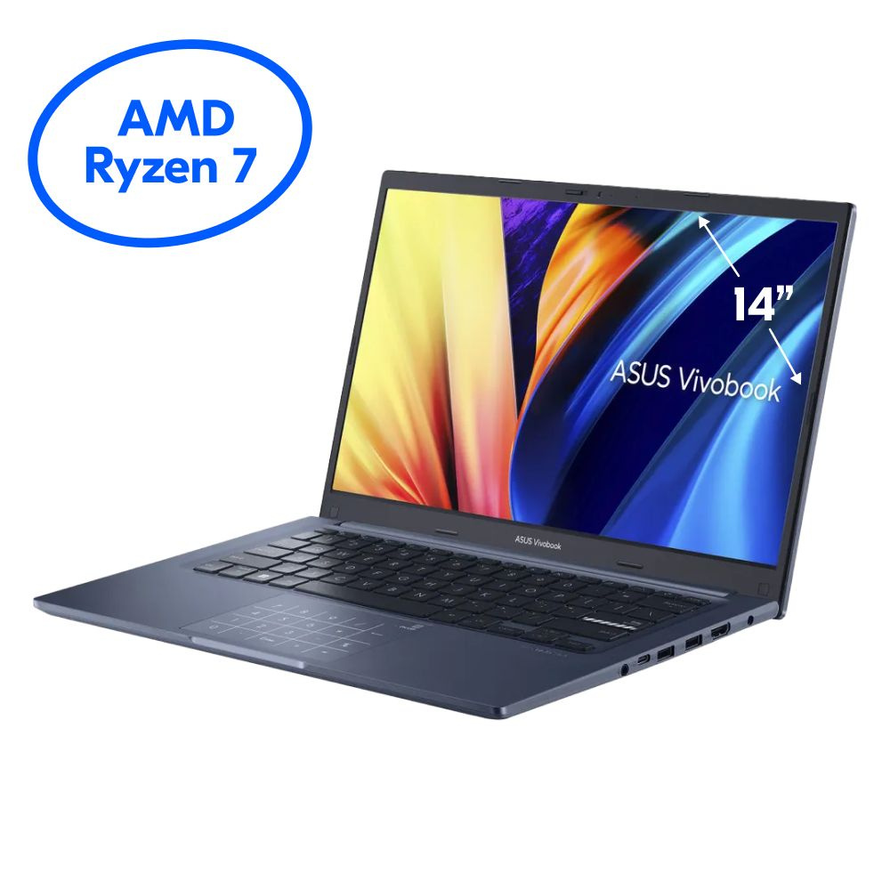 ASUS Vivobook 14 M1402IA-AM173 Ноутбук 14.0", AMD Ryzen 7 4800H, RAM 16 ГБ, SSD 512 ГБ, AMD Radeon, Без #1