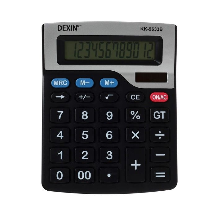 Калькулятор настольный 12-разрядный КК-9633В #1