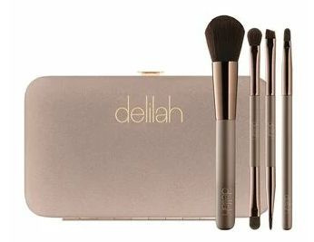 vegan travel brush collection kit - дорожный набор кистей delilah #1