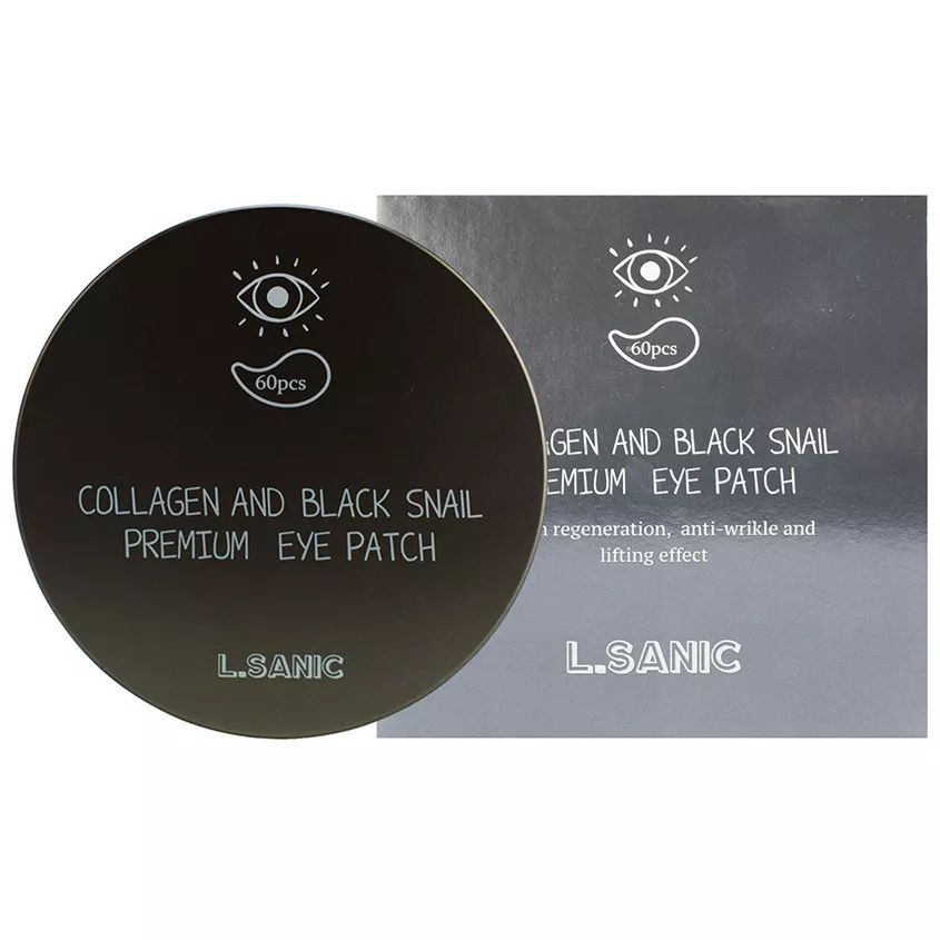 L.SANIC Патчи для глаз гидрогелевые с коллагеном и муцином черной улитки (Collagen And Black Snail Premium #1