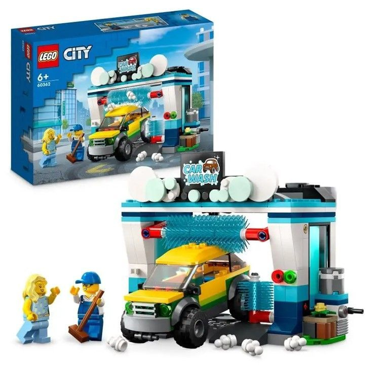 60362 Конструктор LEGO City Сar wash Автомойка 243 детали #1