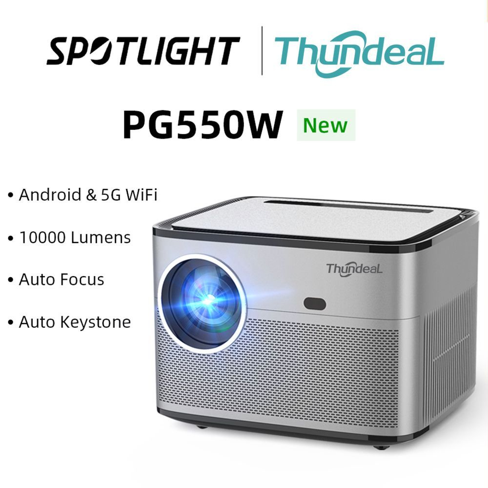 Проектор ThundeaL PG550W с автофокусом Full HD 1080P PG550 для 4K 10000 ...