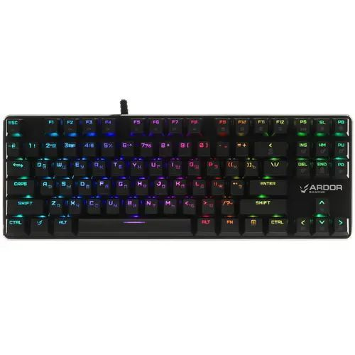 Игровая механическая клавиатура ARDOR GAMING Blade PRO, Kailh Red, 87 клавиш, RGB, проводная, чёрная. #1