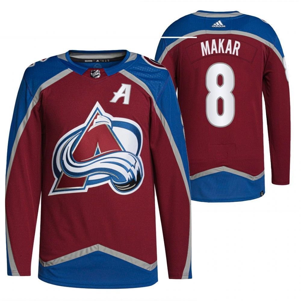 NHL джерси хоккейная Колорадо Эвеланш Colorado Avalanche Jersey 8 Cale Makar  #1