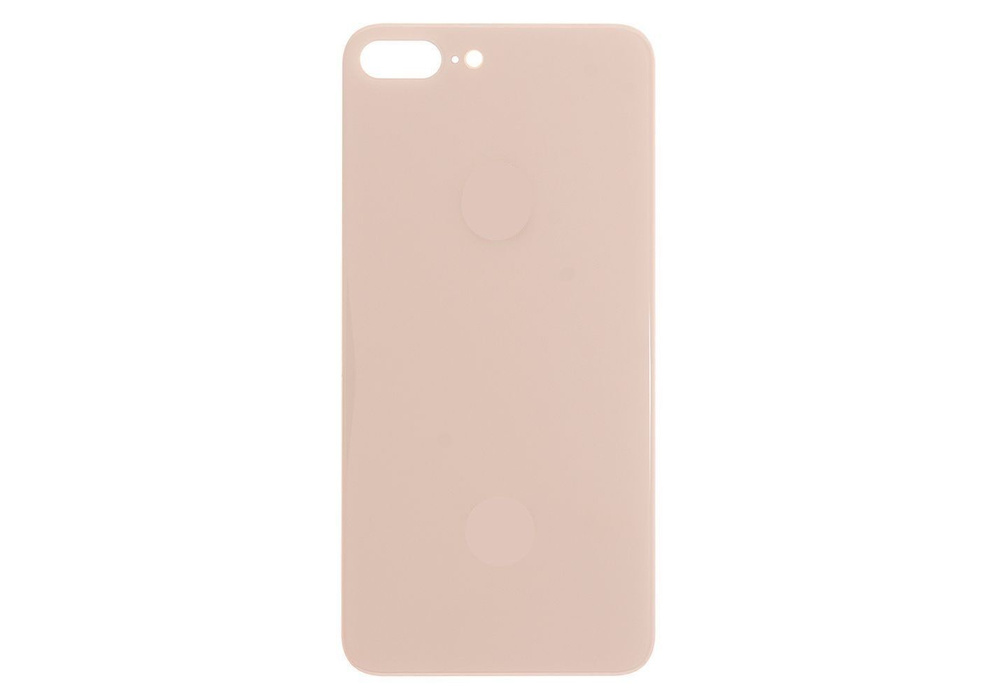Задняя крышка для iPhone 8 Plus Золото (стекло, широкий вырез под камеру, логотип)  #1