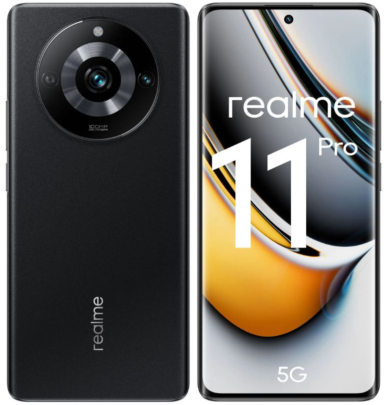 realme Смартфон 6,7" 11 Pro 5G 128 ГБ (631011000068) черный 8/128 ГБ, черный #1