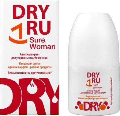 Dry RU / Драй РУ Дезодорант Sure Woman для уверенных в себе женщин 50мл / антиперспирант  #1