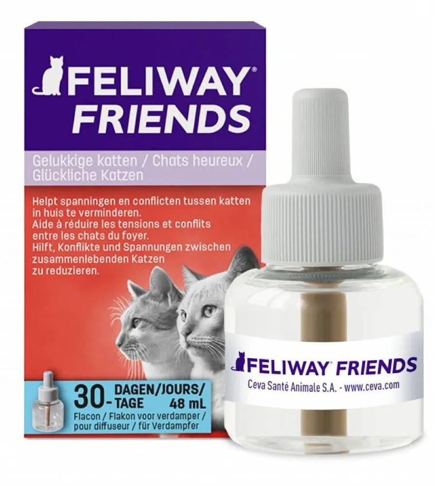 Феромоны для кошек, флакон 48 мл + диффузор,Feliway Friends #1