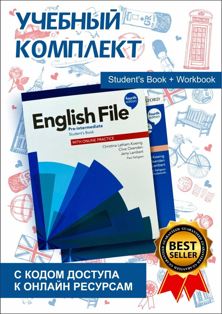 English File Pre-Intermediate (С ОНЛАЙН КОДОМ) Student's Book, Workbook #1