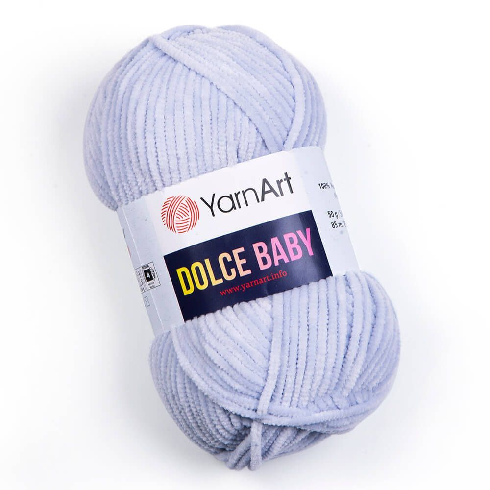 Пряжа Dolce Baby YarnArt - 5мотков(776 - серо-голубой) 50гр, 85м, 100% микрополиэстер. Пряжа Дольче беби #1