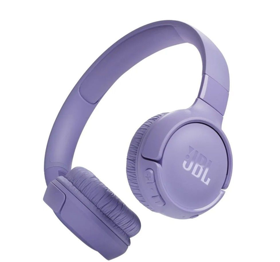 JBL Наушники беспроводные с микрофоном JBL Tune 520BT, USB, фиолетовый  #1