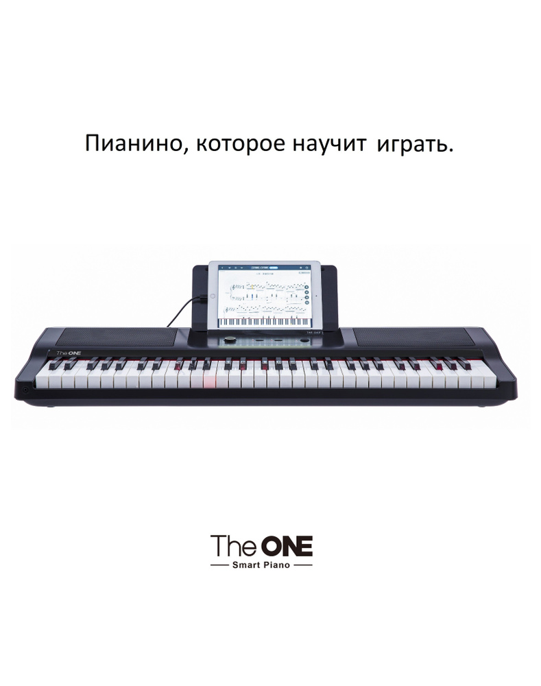 Смарт-пианино The ONE LIGHT Onyx Black - купить с доставкой по выгодным  ценам в интернет-магазине OZON (1148503173)