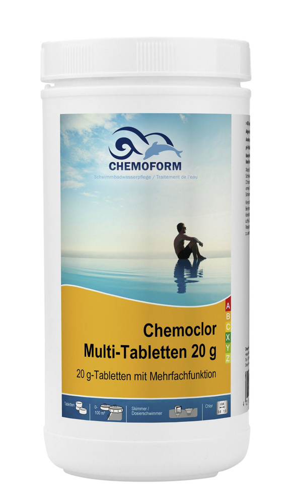 Всё в одном мульти-таблетки 20 грамм, 1 кг. Chemoform, Germany #1