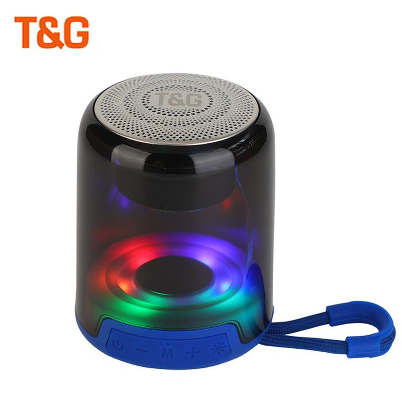 Беспроводная колонка TG-314 3W/FM/USB Led Flashing (синий) #1